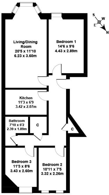 Mertoun Place, Polwarth, Edinburgh, EH11 floorplan