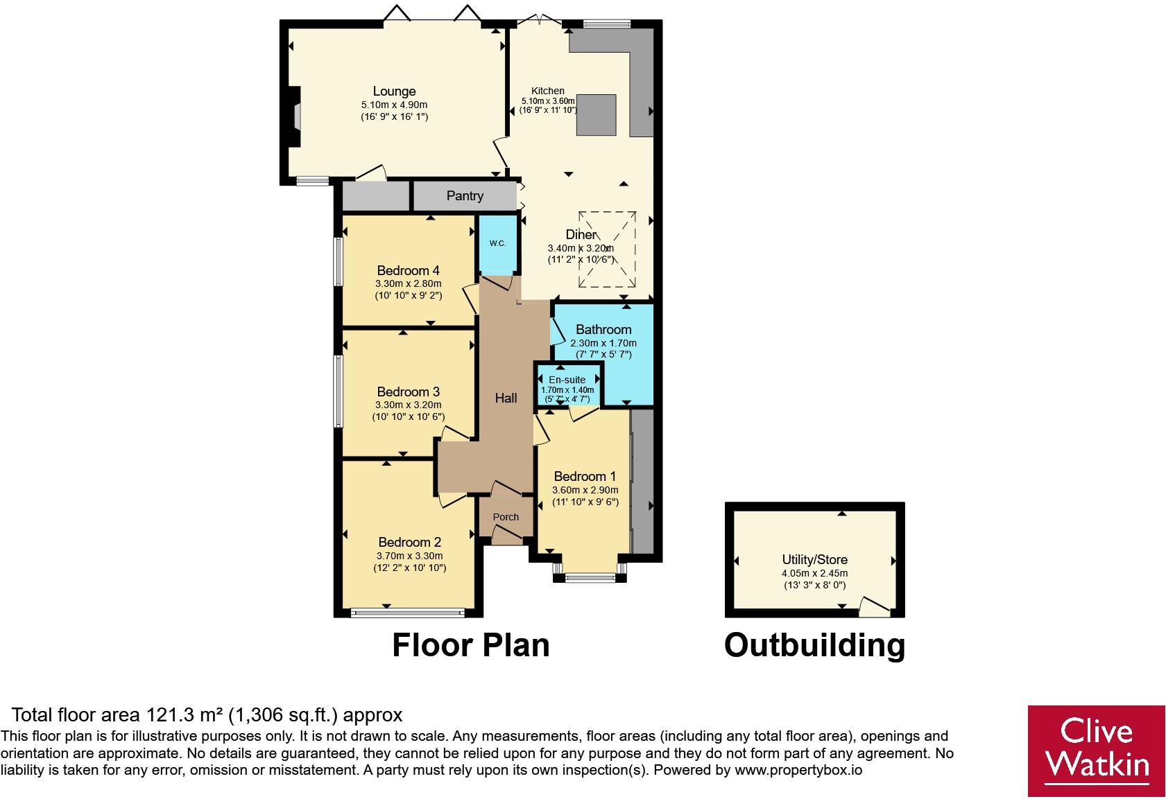 Mill Hill Road, Wirral, Merseyside, CH61 floorplan