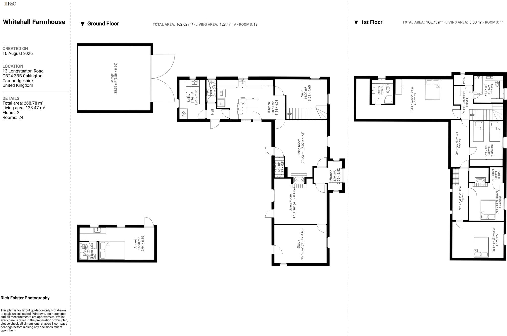 Longstanton Road, Oakington, Cambridgeshire, CB24 floorplan