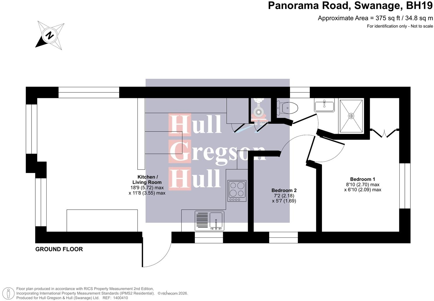 Swanage Bay view, Swanage, Dorset floorplan