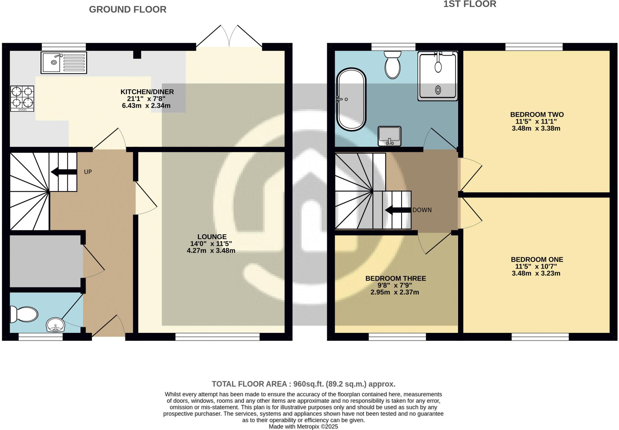 Belvoir Walk, Bedford, MK41 floorplan