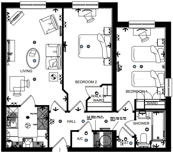 Otter Lodge, Honiton floorplan