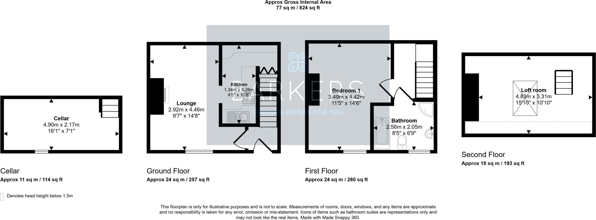 Bradford Road, Birstall floorplan