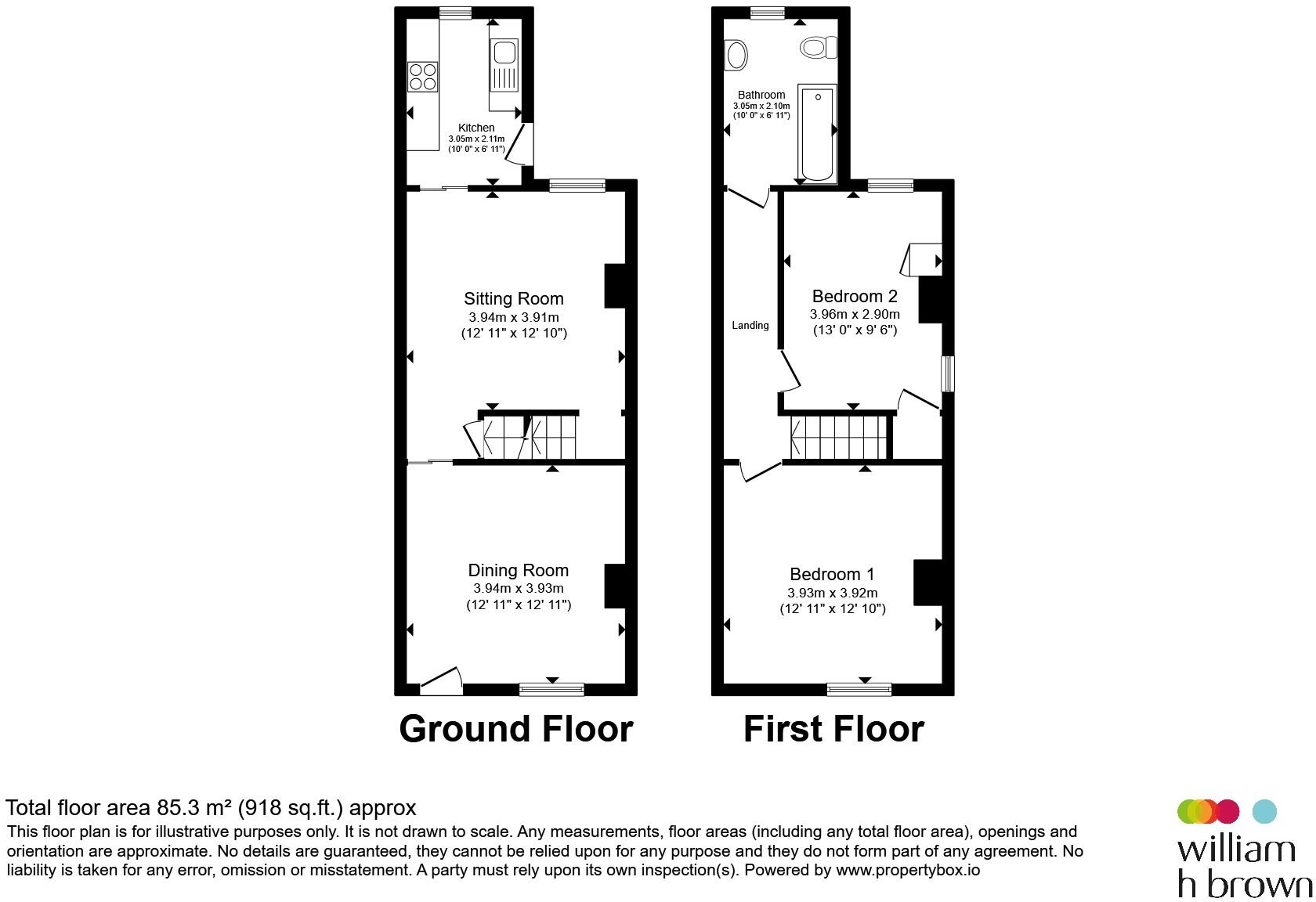 Clowne Road, Stanfree, Chesterfield floorplan