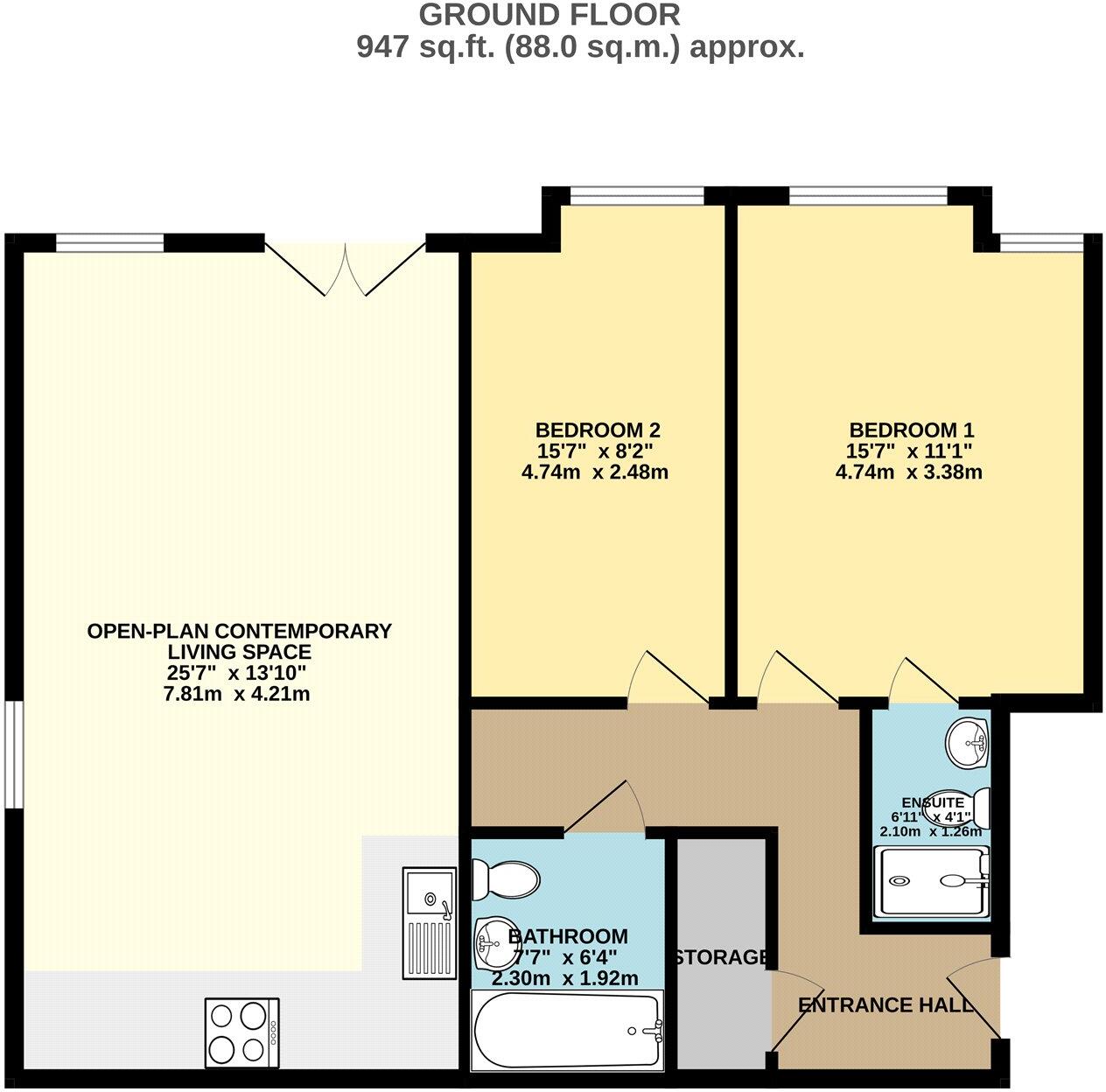 Toddbrook Close, West Didsbury, M20 floorplan