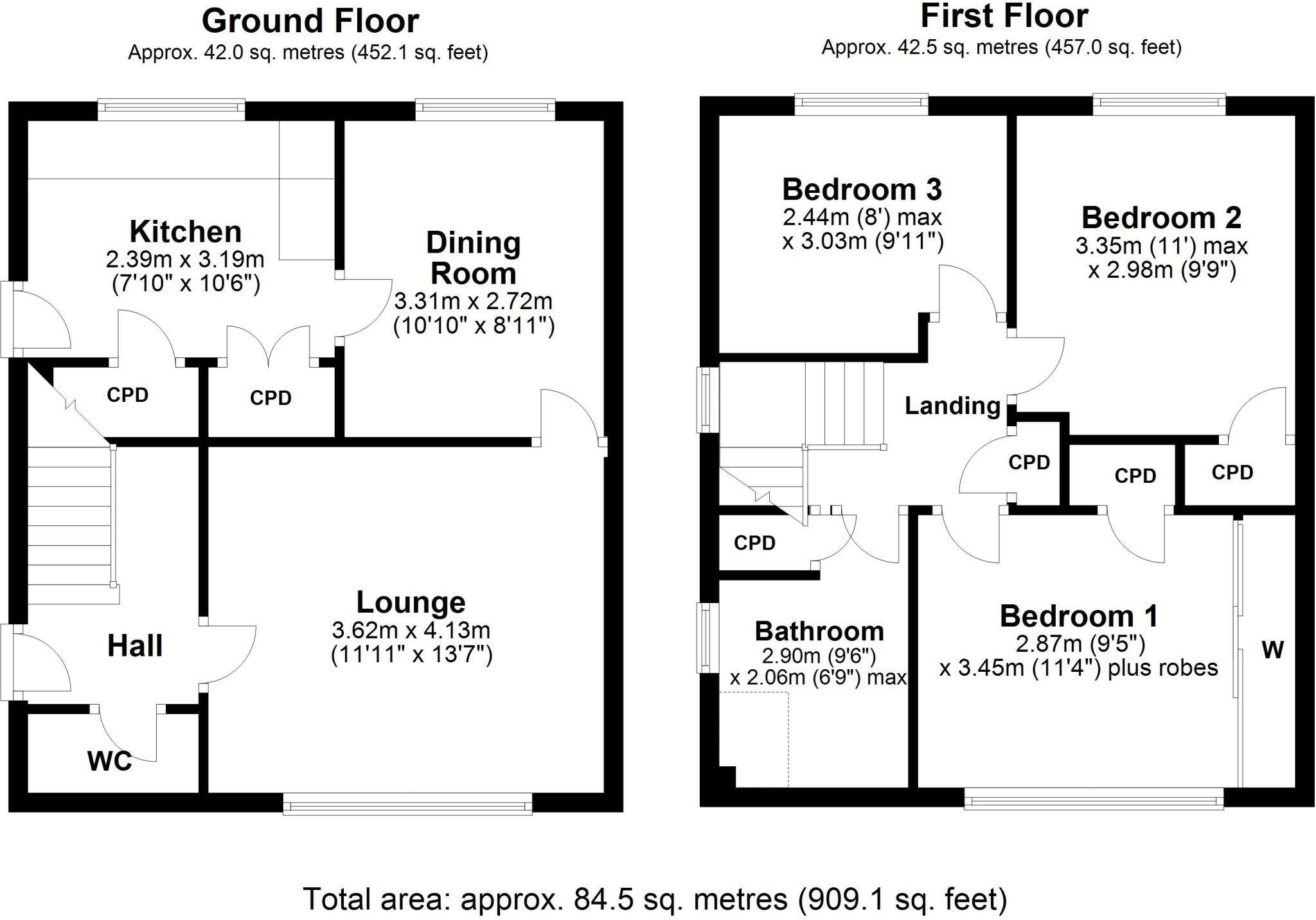 Long Gair, Blaydon-on-Tyne, NE21 floorplan