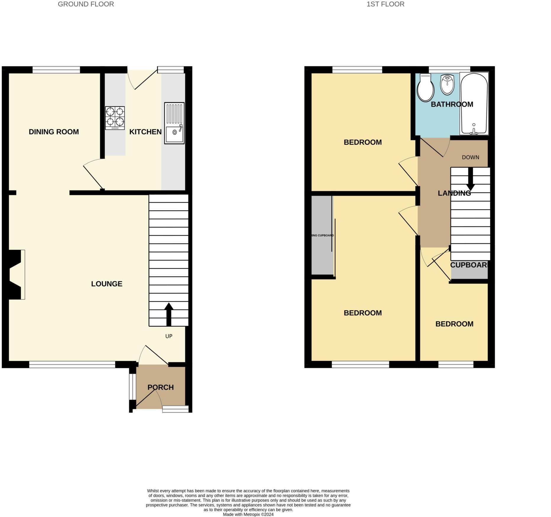 Mill Brow, Higher Bebington floorplan