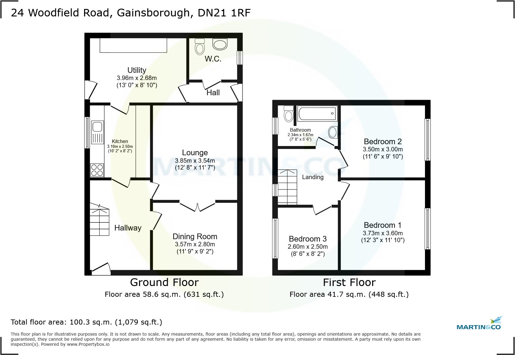 Woodfield Road, Gainsborough floorplan