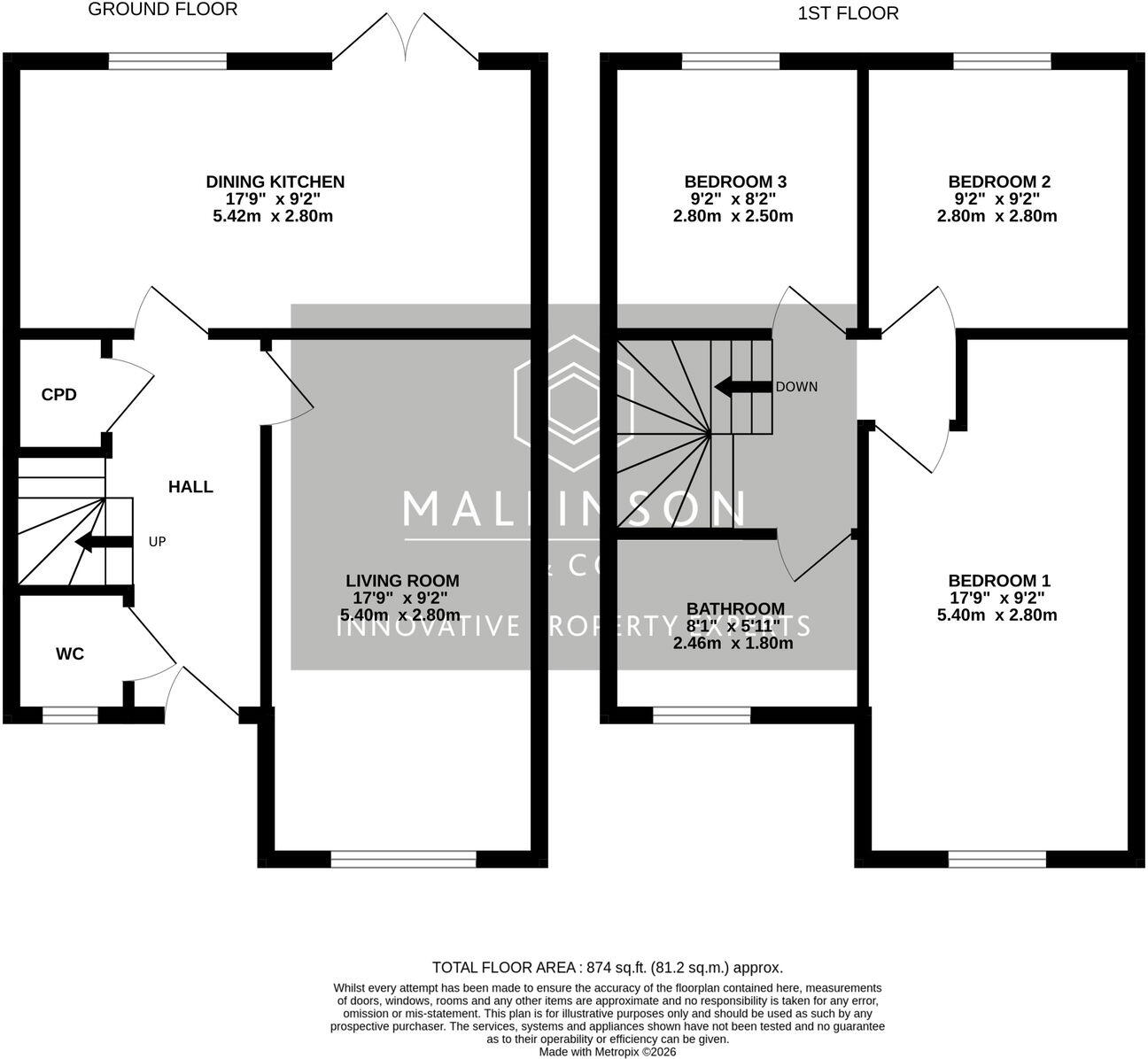 Barden Drive, Redbrook , Barnsley, S75 2QT floorplan