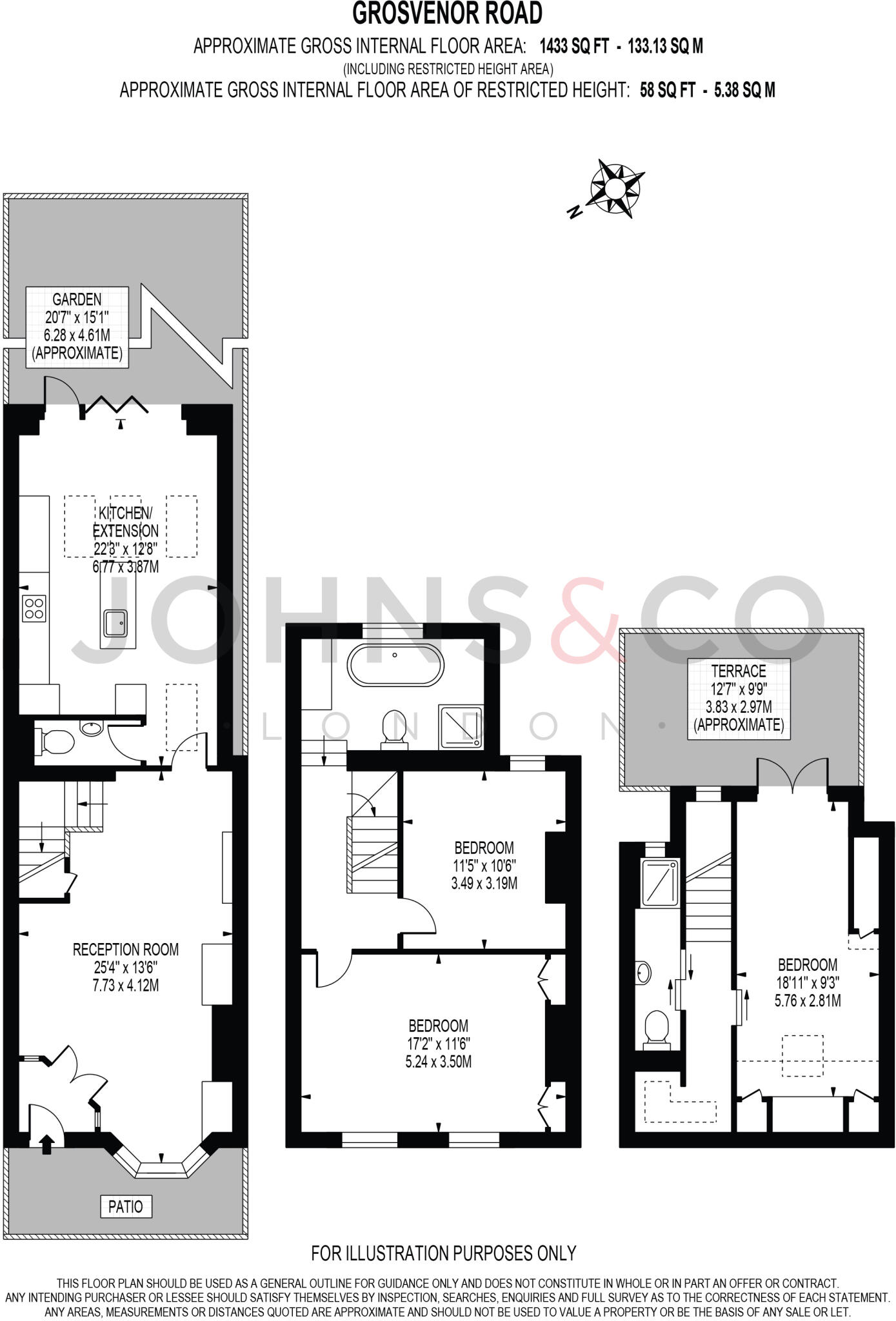 Grosvenor Road, Brentford, TW8 floorplan