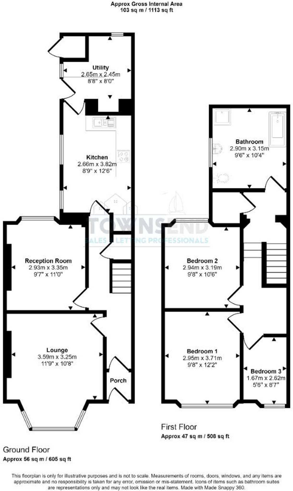 Marlborough Road, Falmouth, TR11 floorplan
