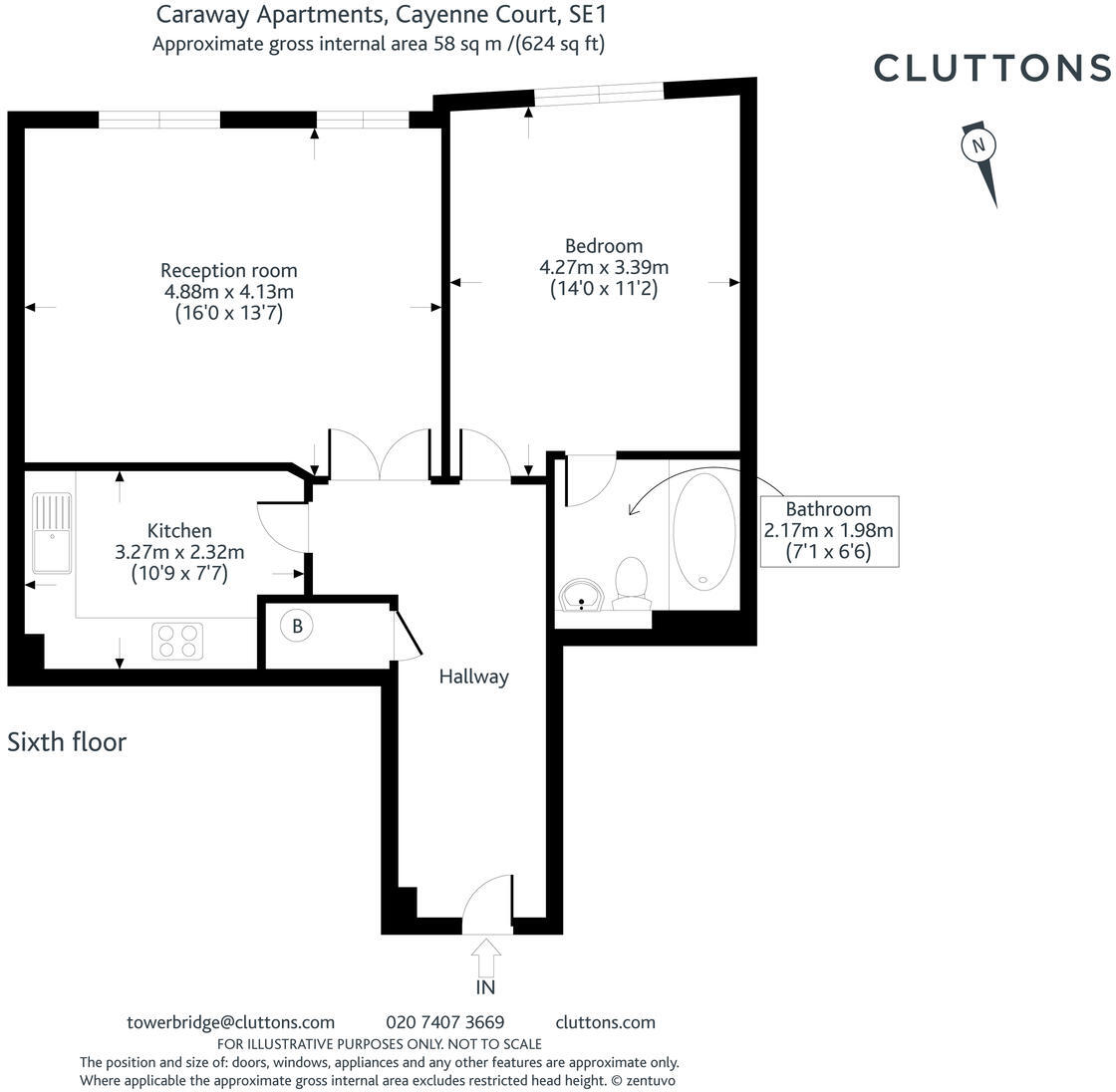 Caraway Apartments, London SE1 floorplan