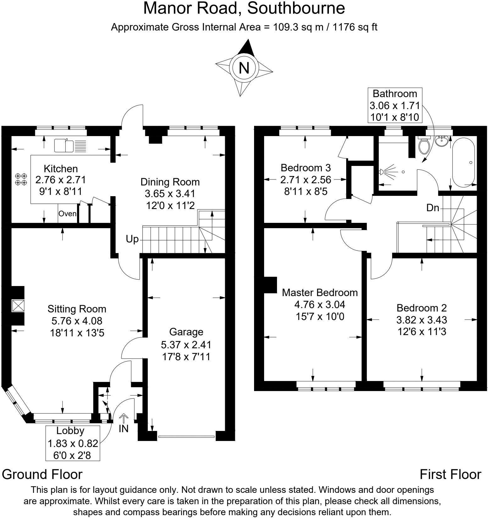 Manor Road, Southbourne  floorplan