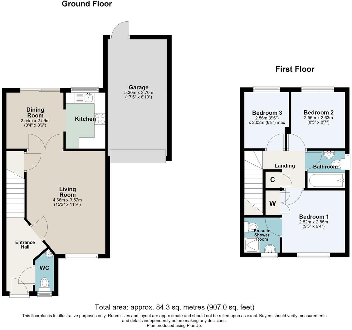 Jerrard Close, Leighton Buzzard floorplan