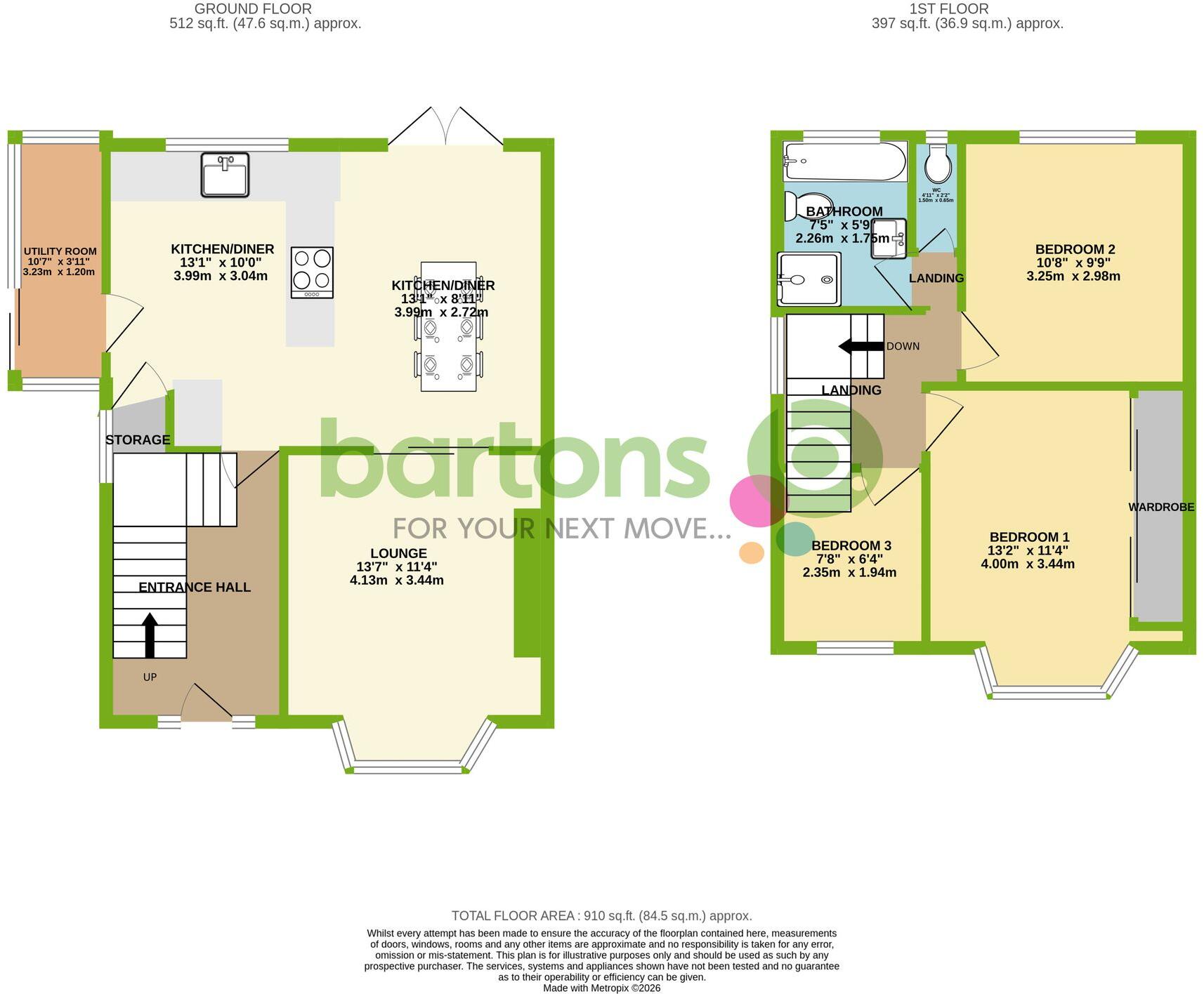 Hill Top Lane, Rotherham, S61 floorplan