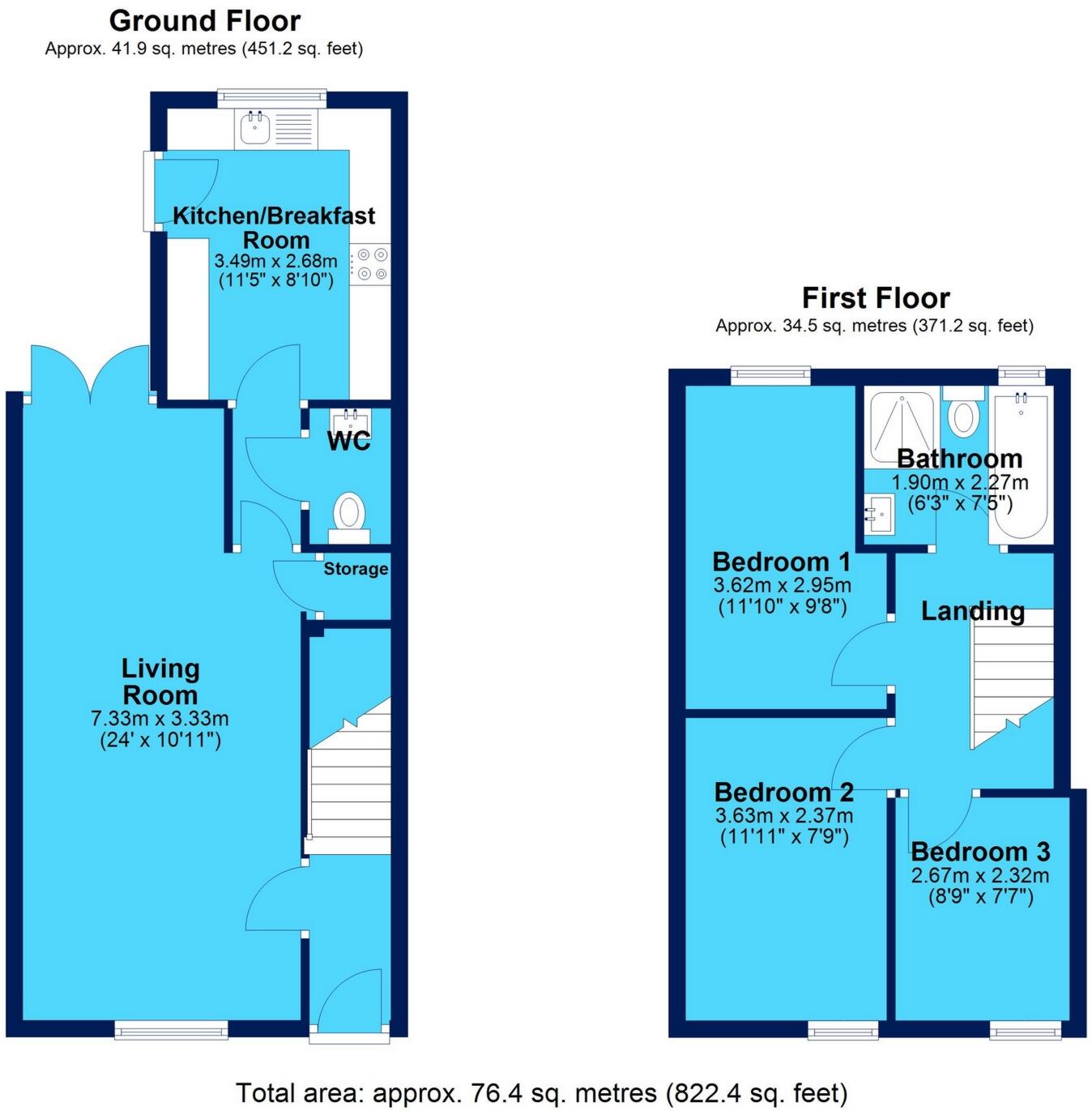 Mount Pleasant Road, Ebbw Vale, NP23 floorplan
