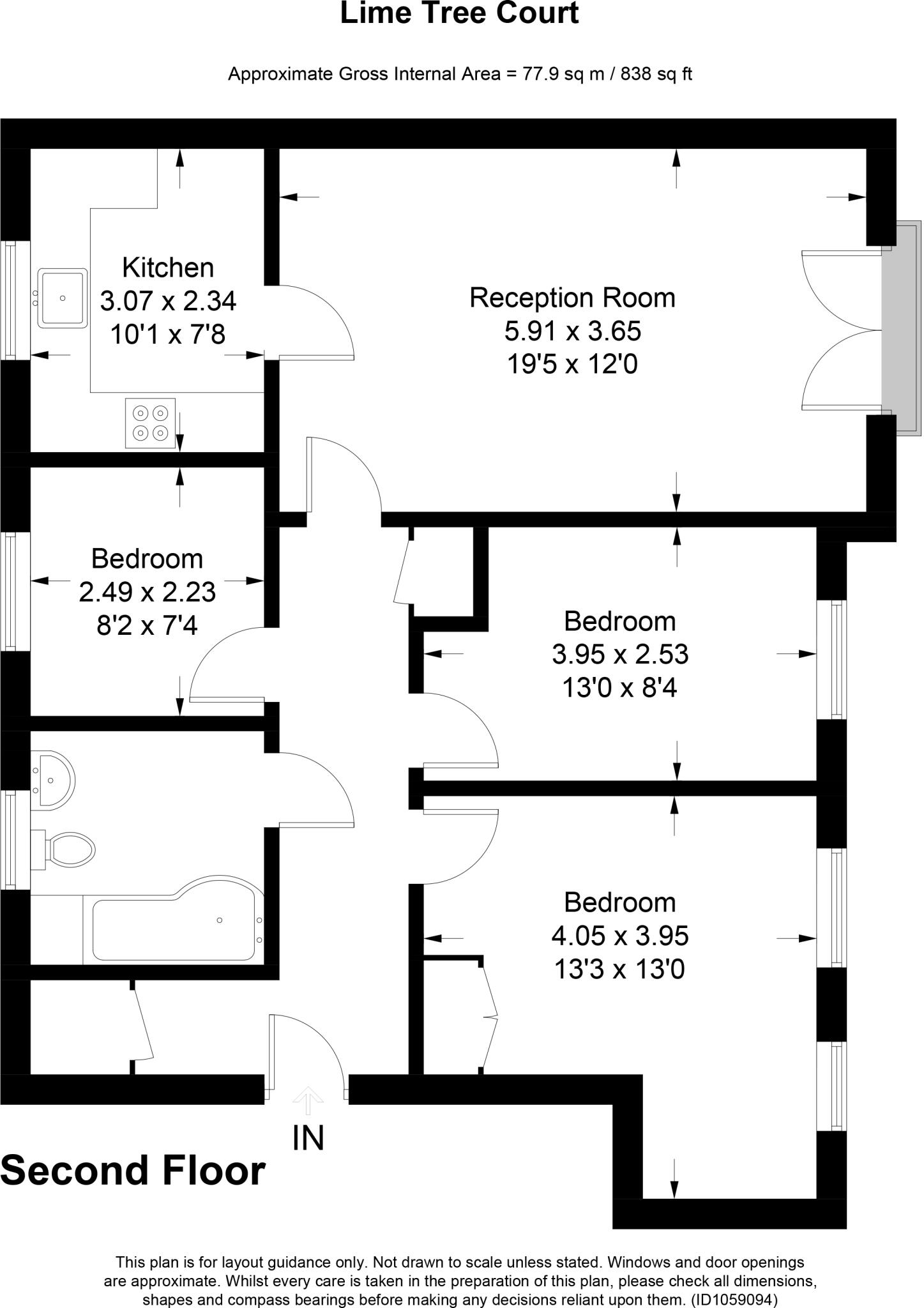 Lime Tree Court, London Colney, St. Albans, Hertfordshire, AL2 floorplan