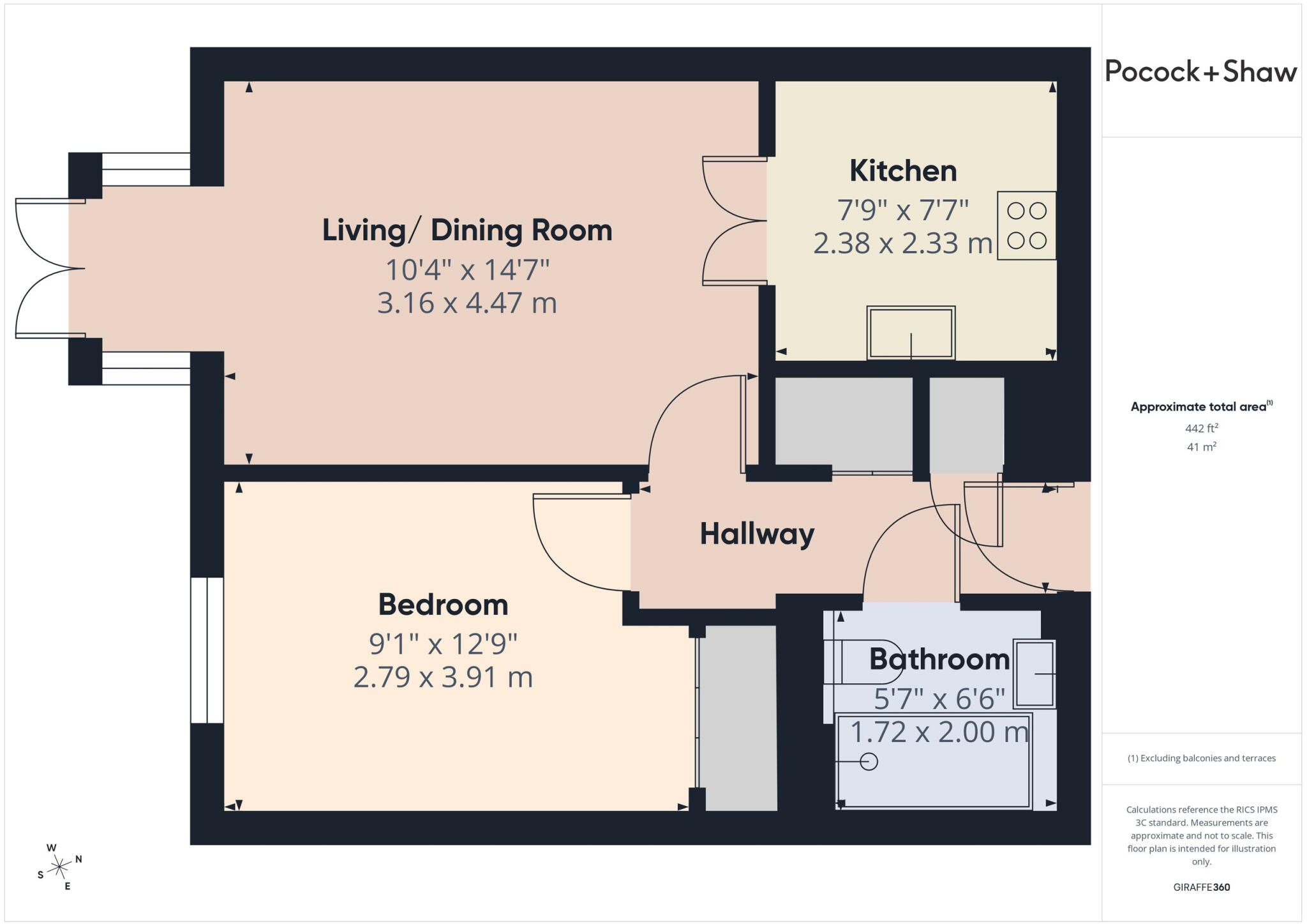 Flat 3, Epworth Court, King Street, Cambridge floorplan