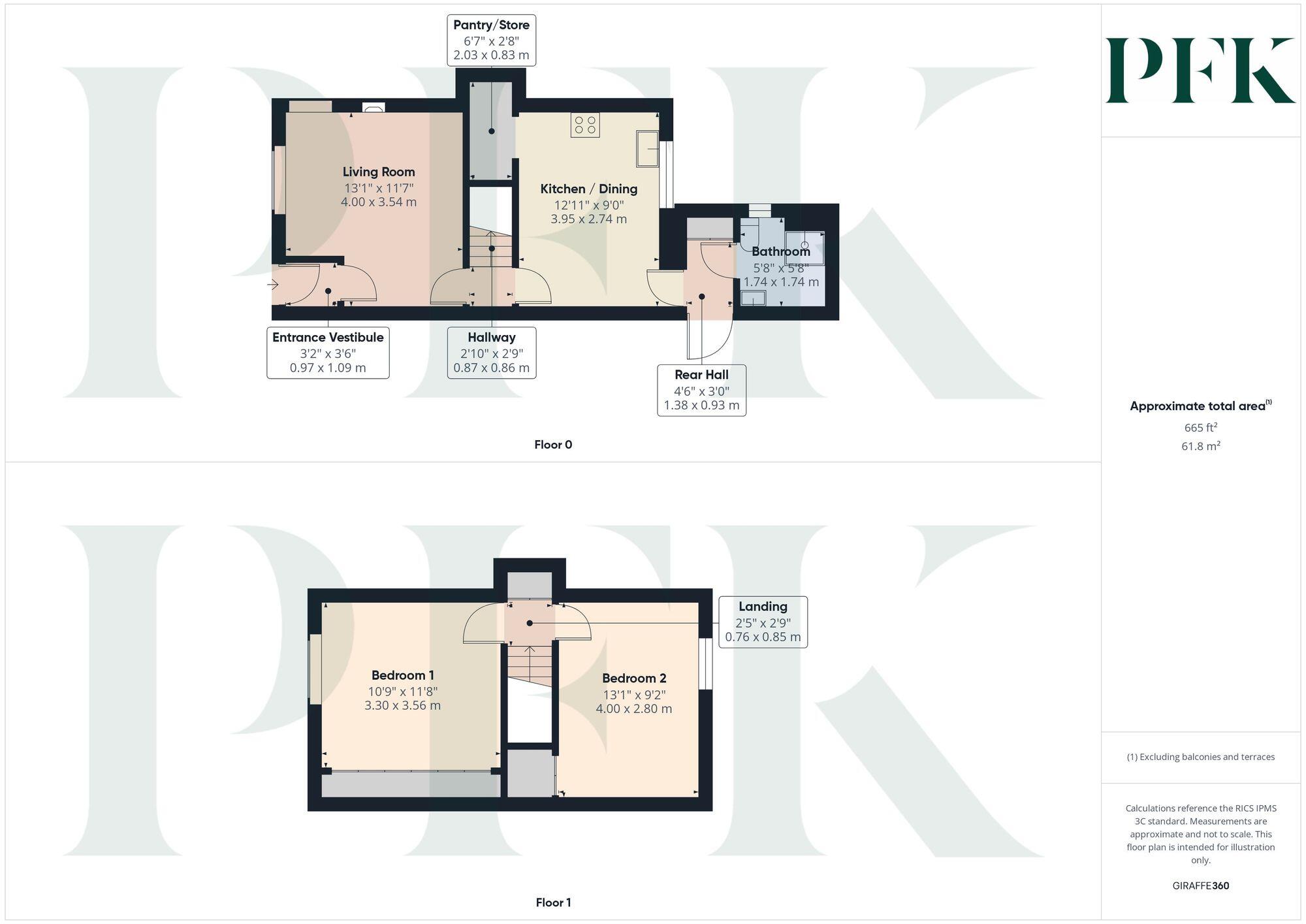 Newlands Terrace, Penrith, CA11 floorplan
