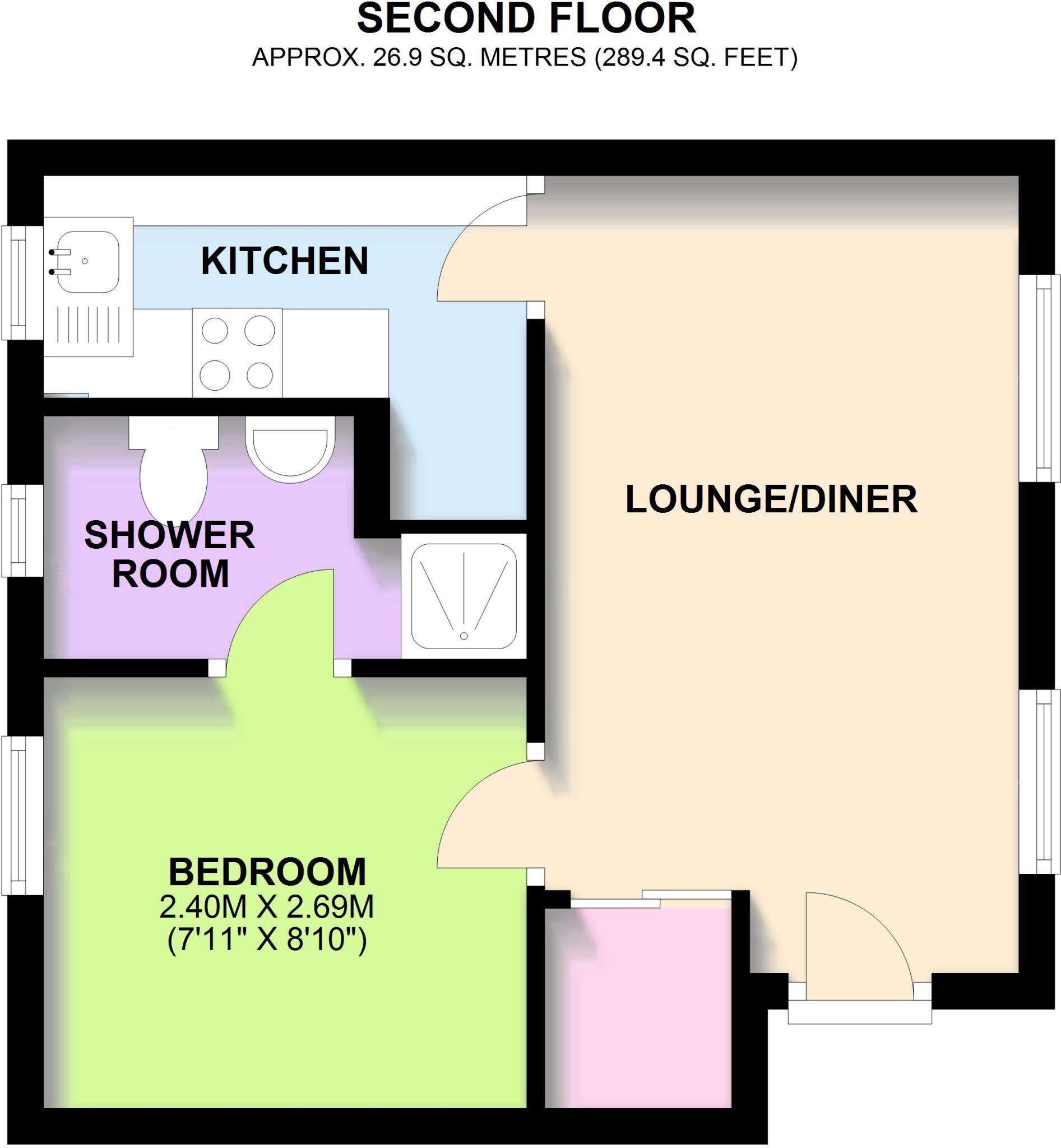 St Marys Mews, Mold floorplan
