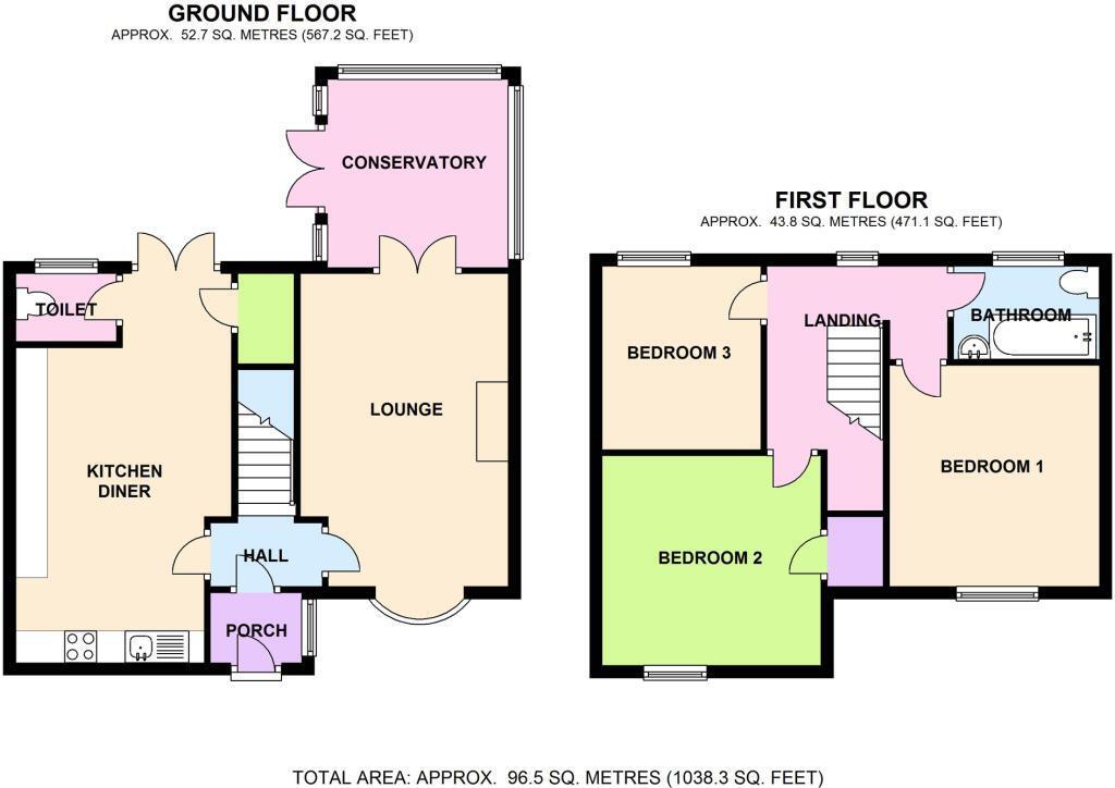 Pickrell Road, Bilston floorplan