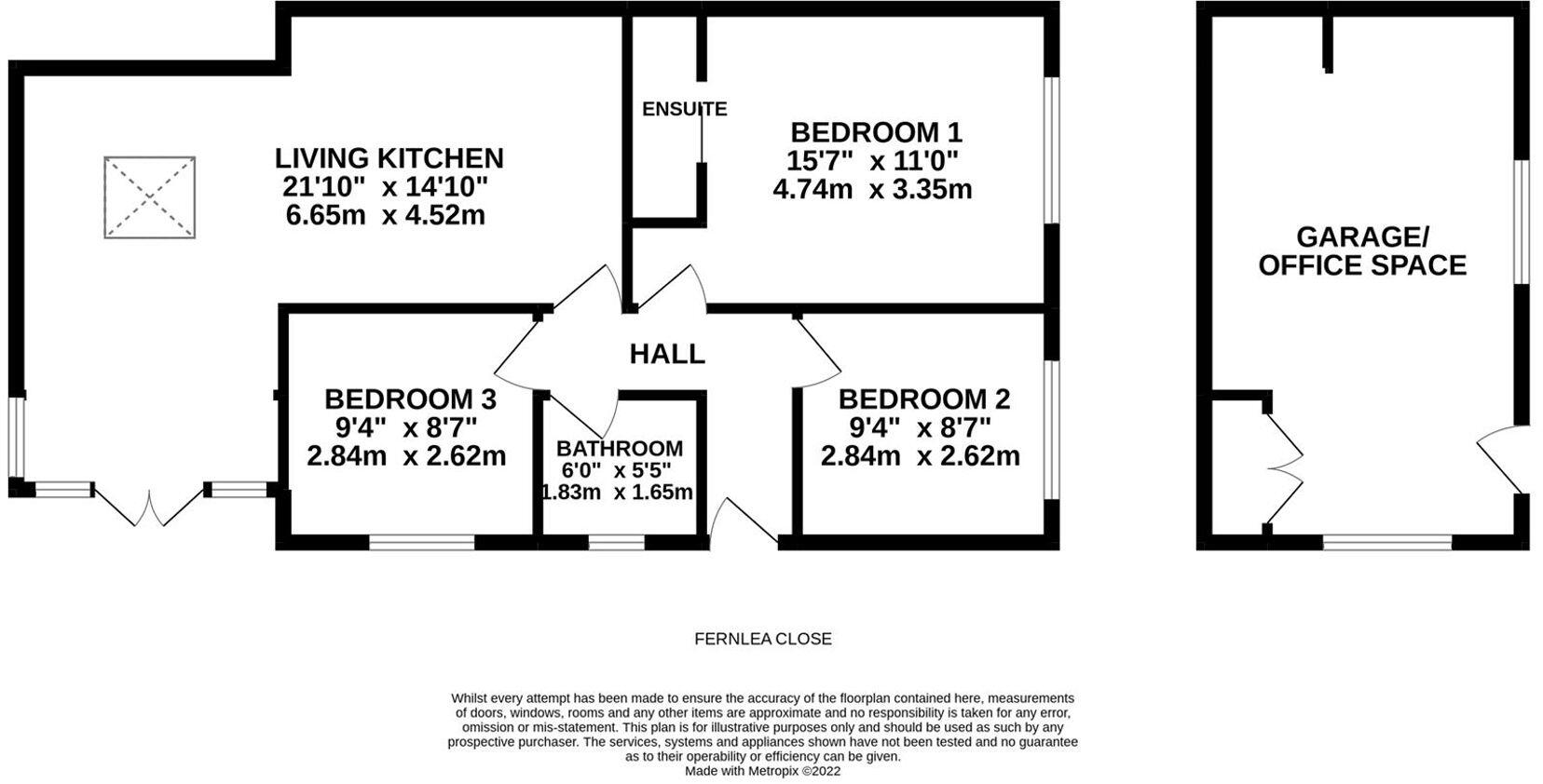 Fernlea Close, Crofton, WF4 floorplan