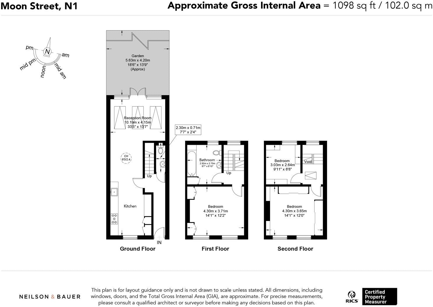 Moon Street, Barnsbury, London, N1 floorplan