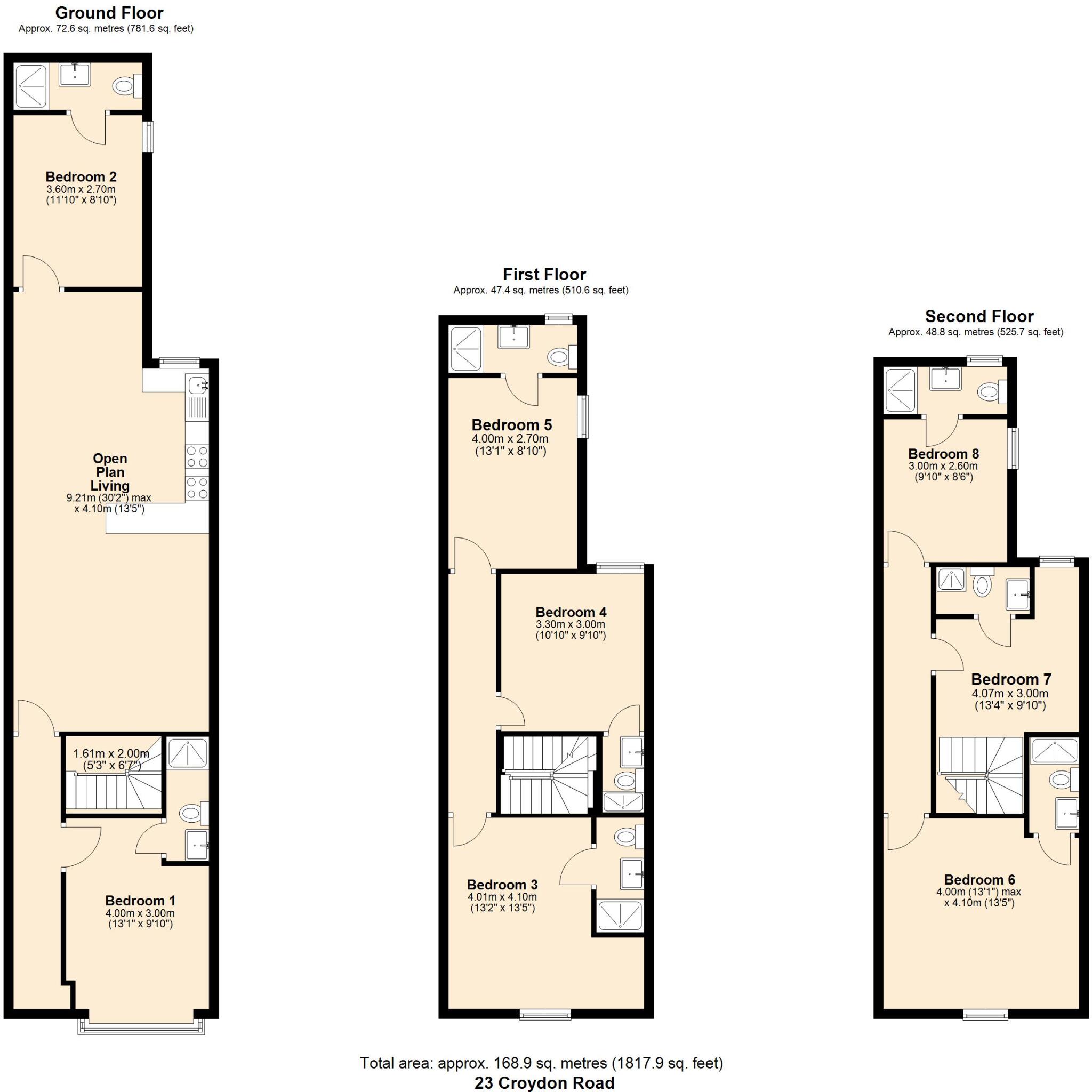 Croydon Road, Selly Oak, Birmingham floorplan
