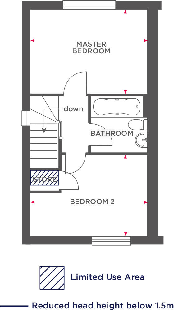 Rosebay Grove, Stalmine, Poulton-le-Fylde, FY6 floorplan
