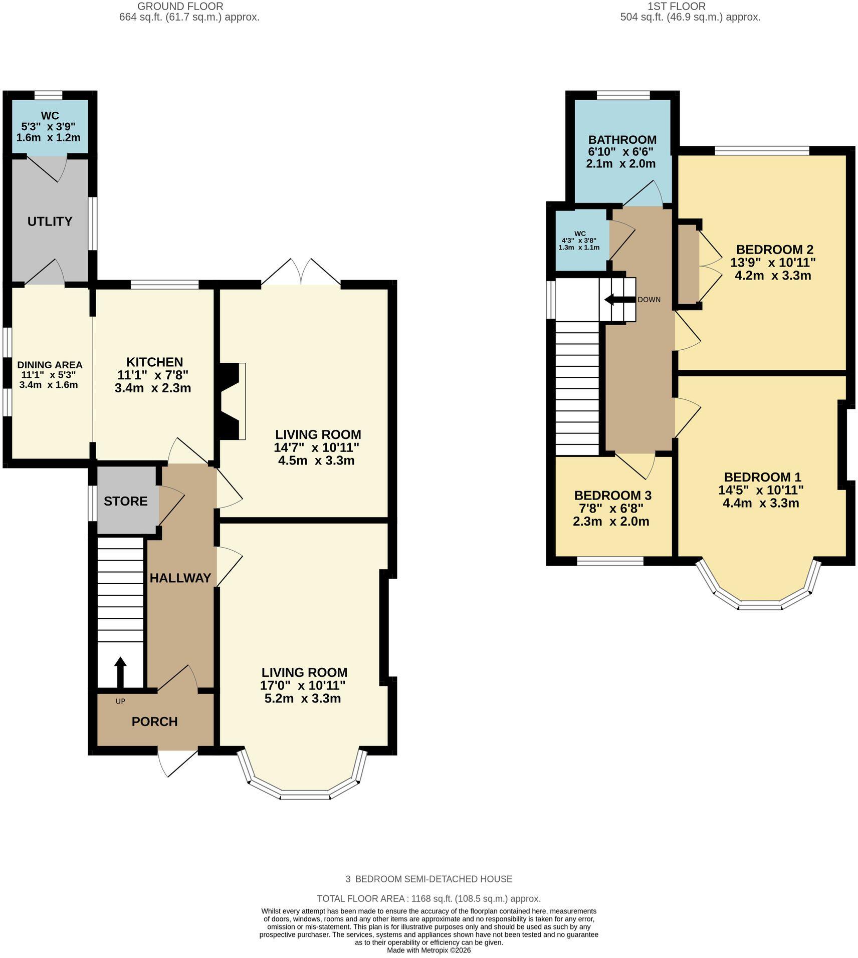 Broadway Road, Leicester, LE5 floorplan
