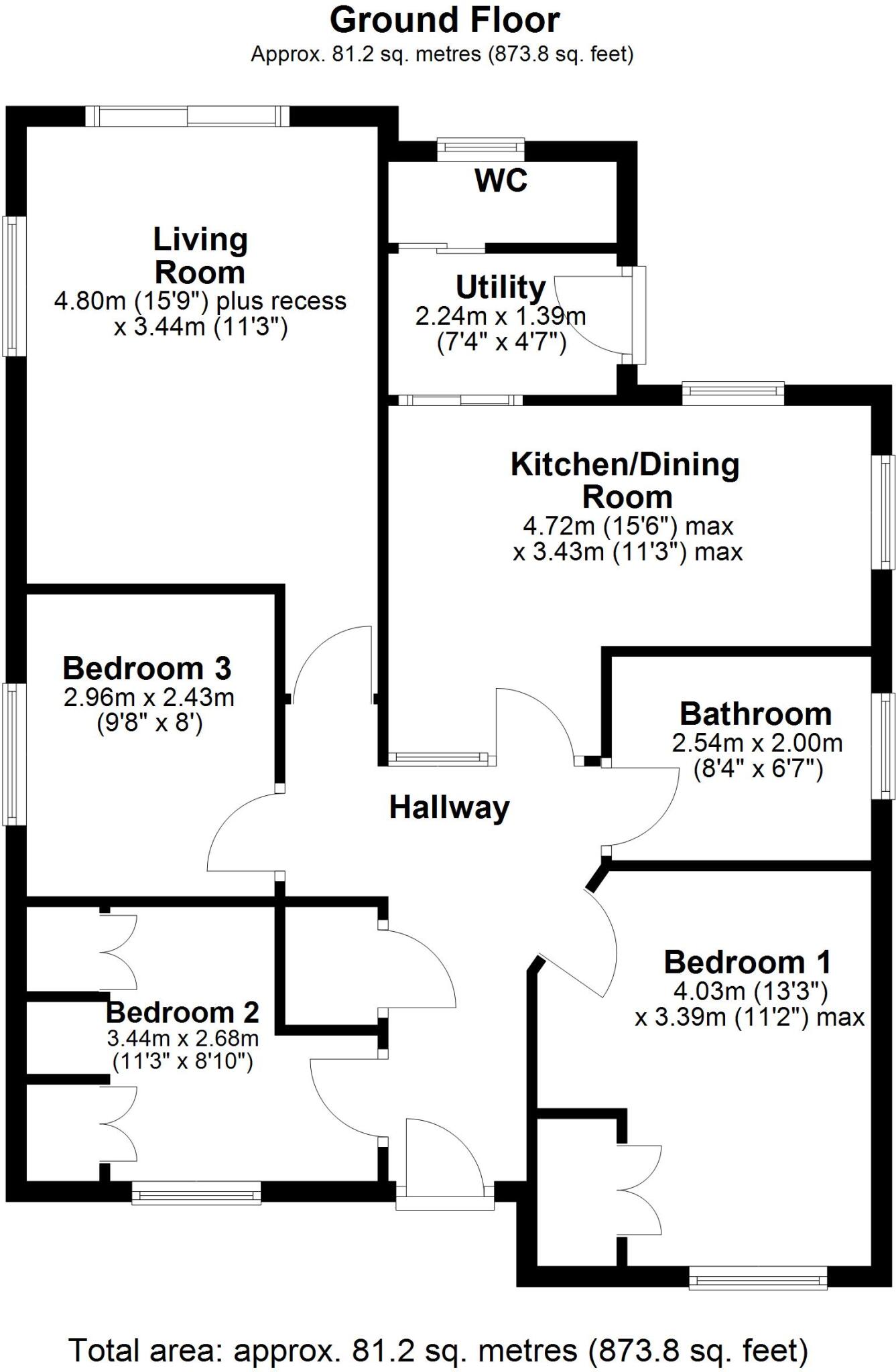 Winfrith Road, Ipswich, Suffolk, IP3 floorplan
