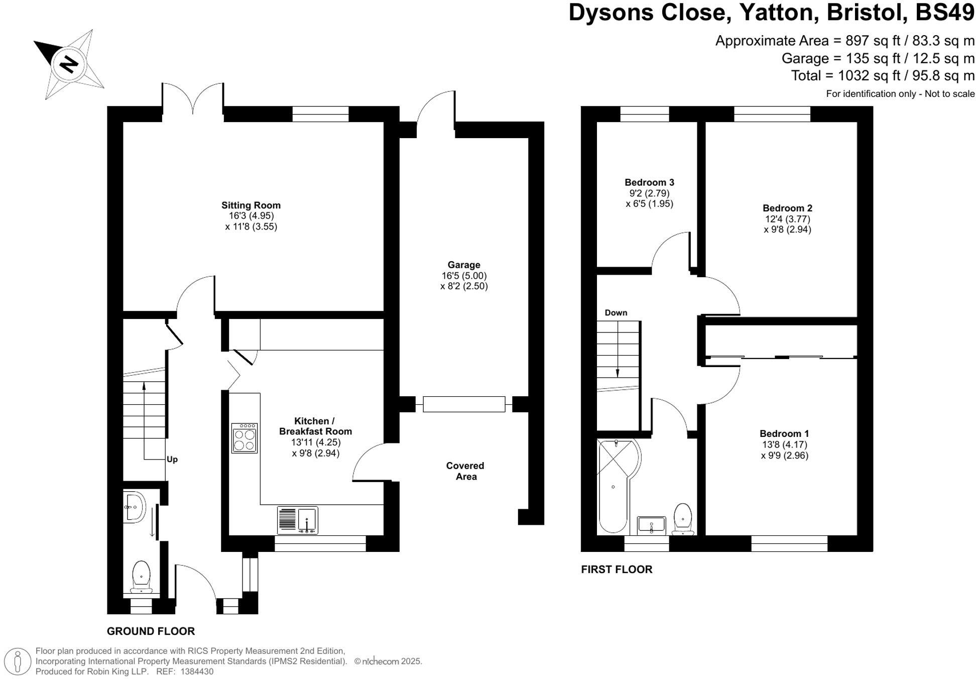 12, Dysons Close, Yatton, BS49 floorplan
