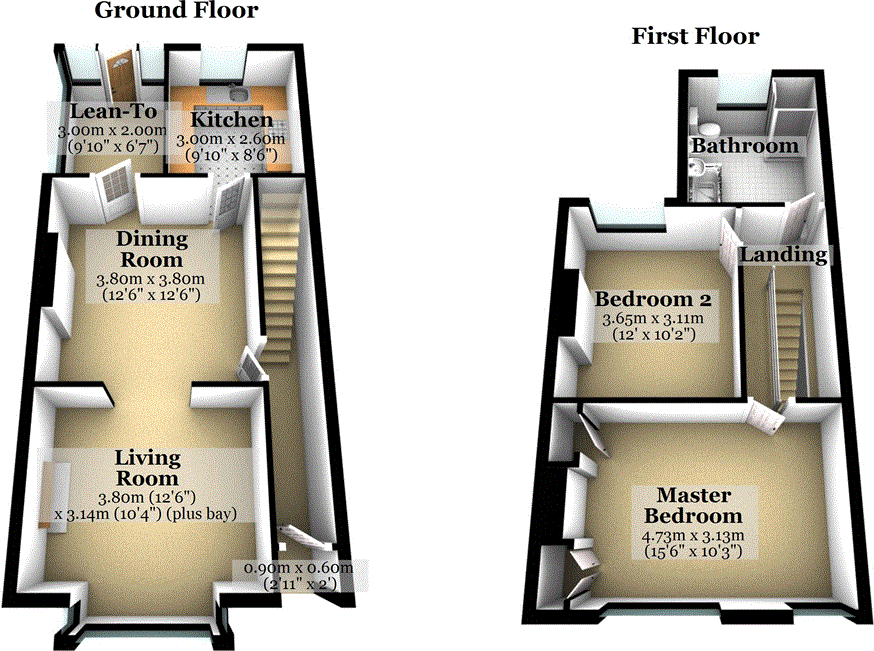 Marshalls Road, Raunds, Northamptonshire, nn9 floorplan