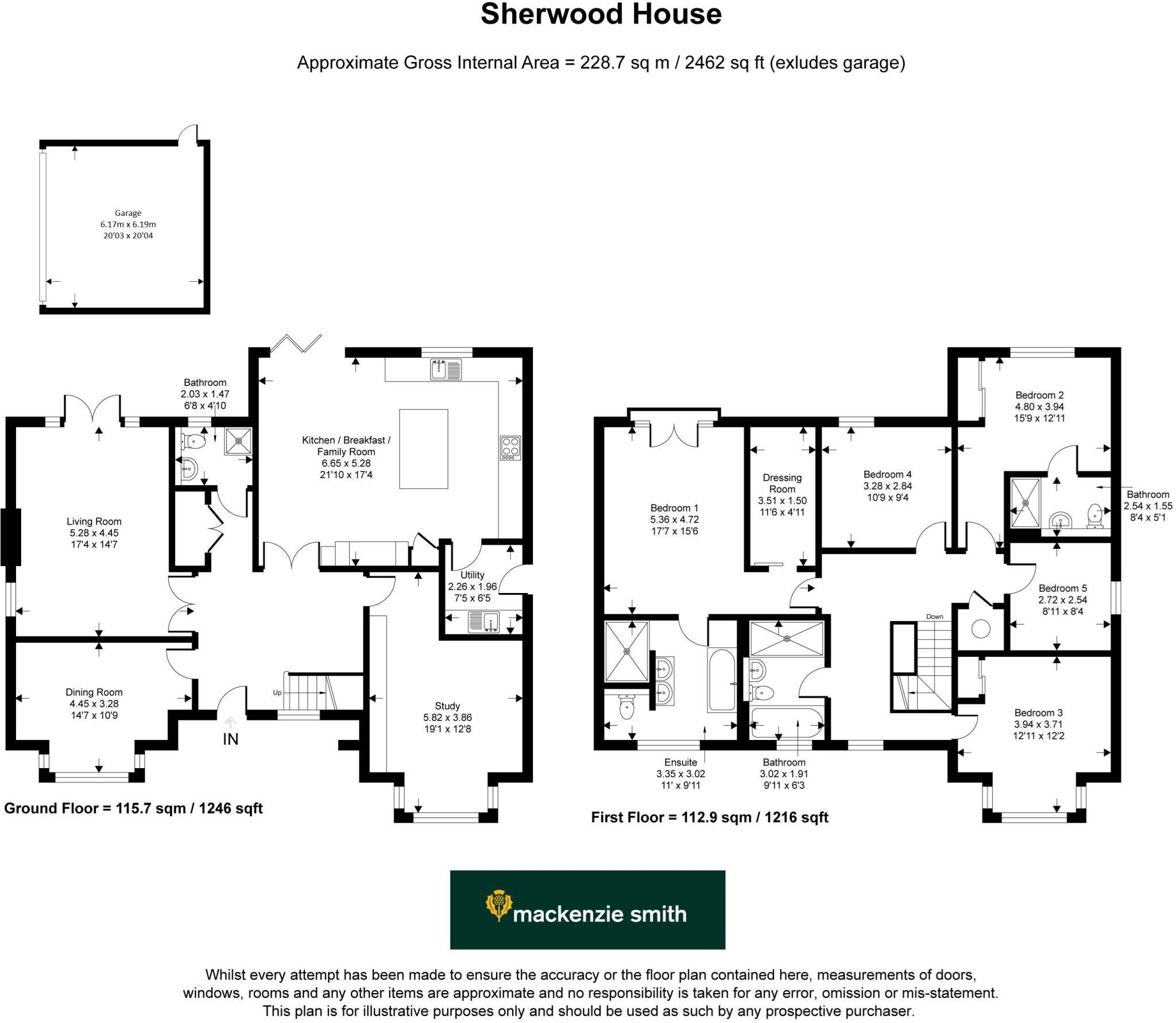 Robins Gardens, Fleet, Hampshire, GU51 floorplan