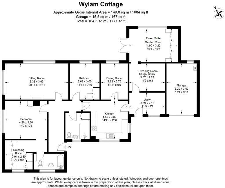 Wylam Cottage, Station Road, Stixwould floorplan