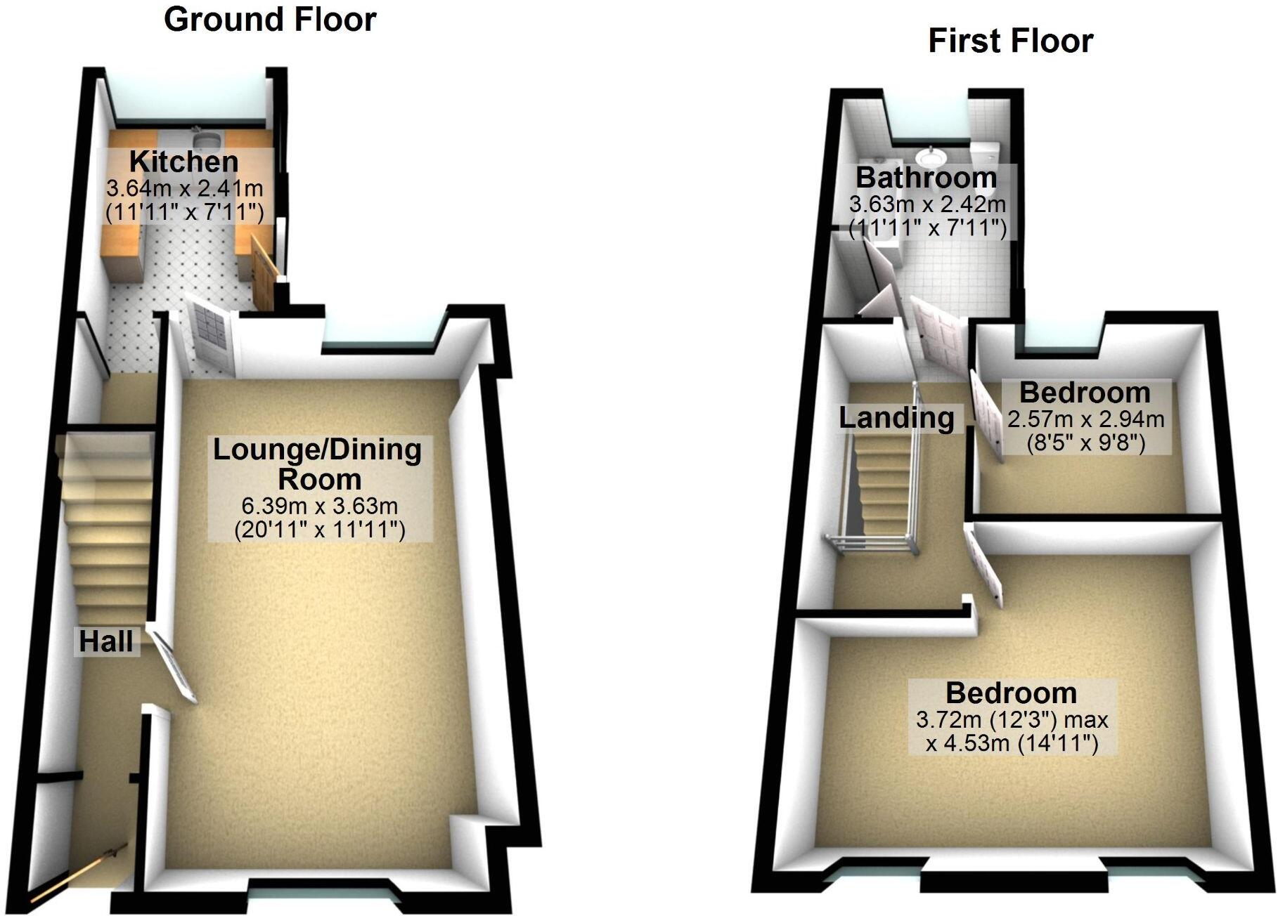 Llewellyn Street, Port Talbot floorplan