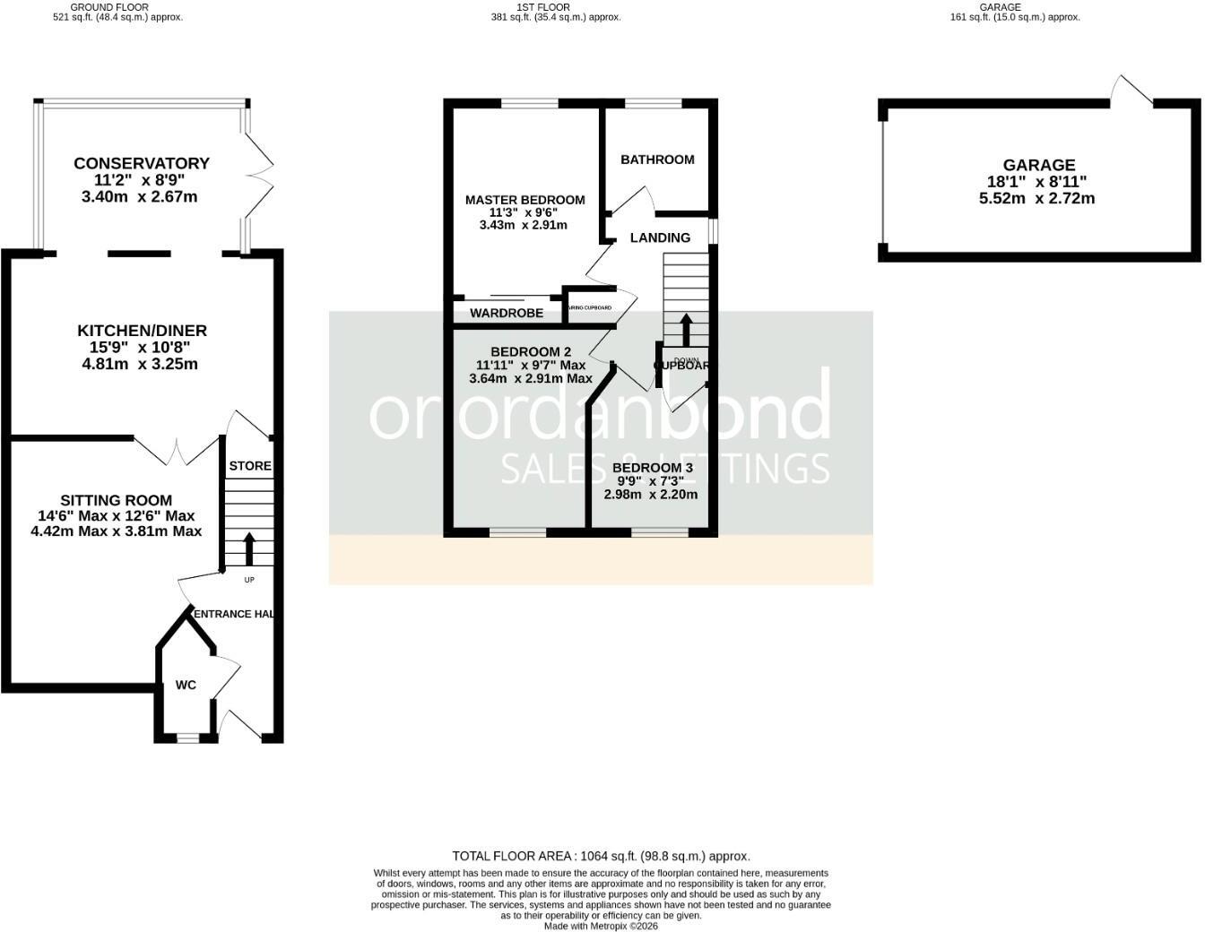 Nene Way, Northampton NN5 floorplan
