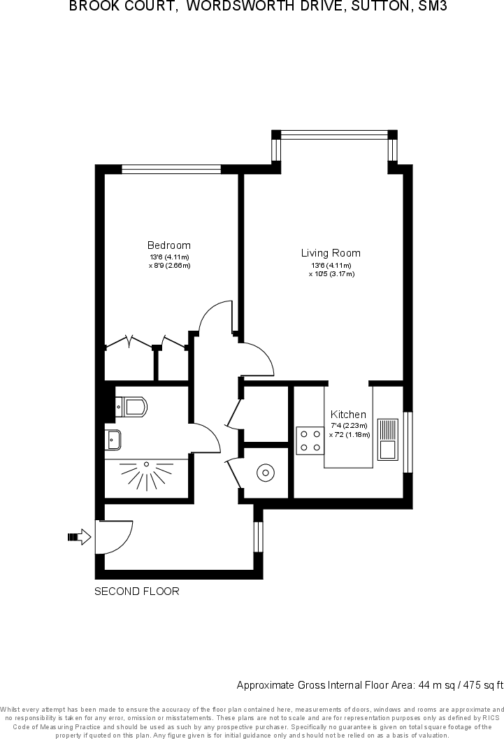 Wordsworth Drive, Cheam floorplan