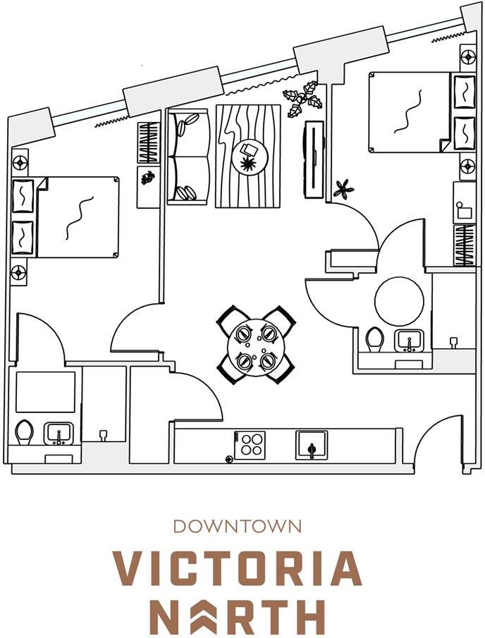 Downtown Victoria North, M4 floorplan