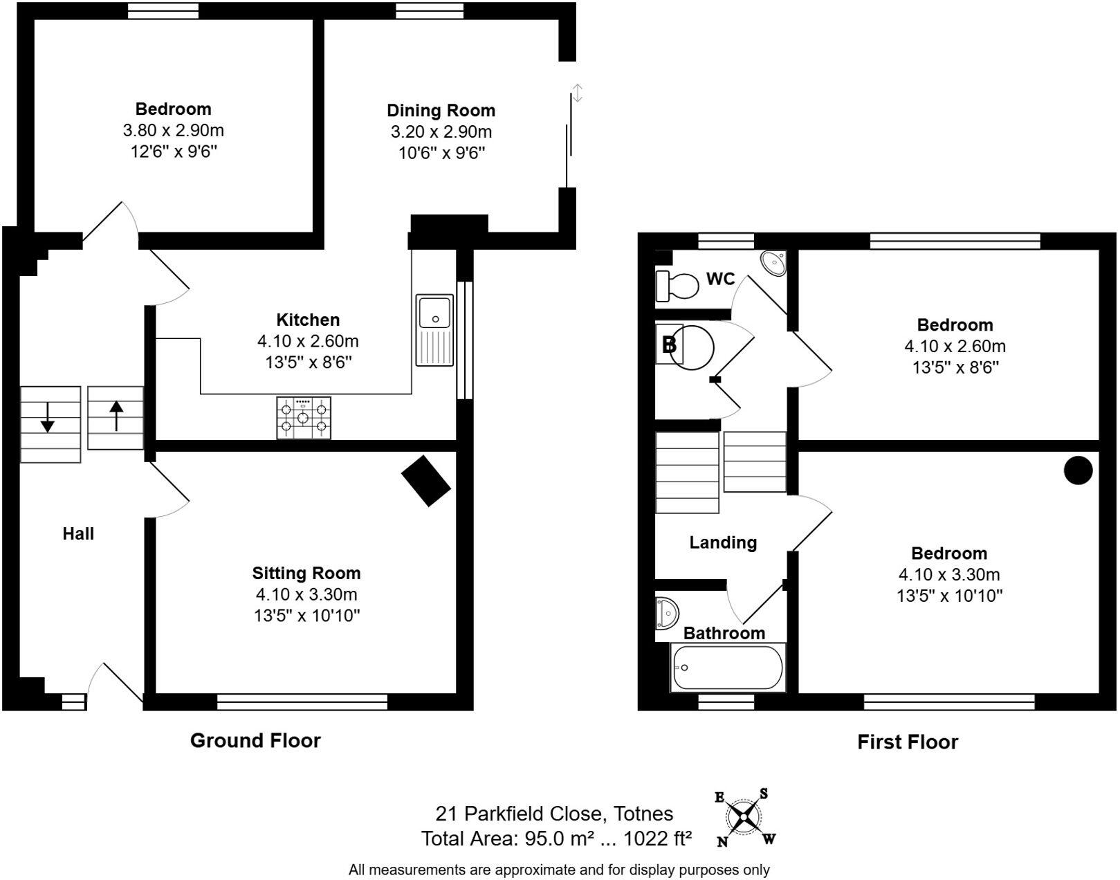 Parkfield Close, Totnes, TQ9 floorplan