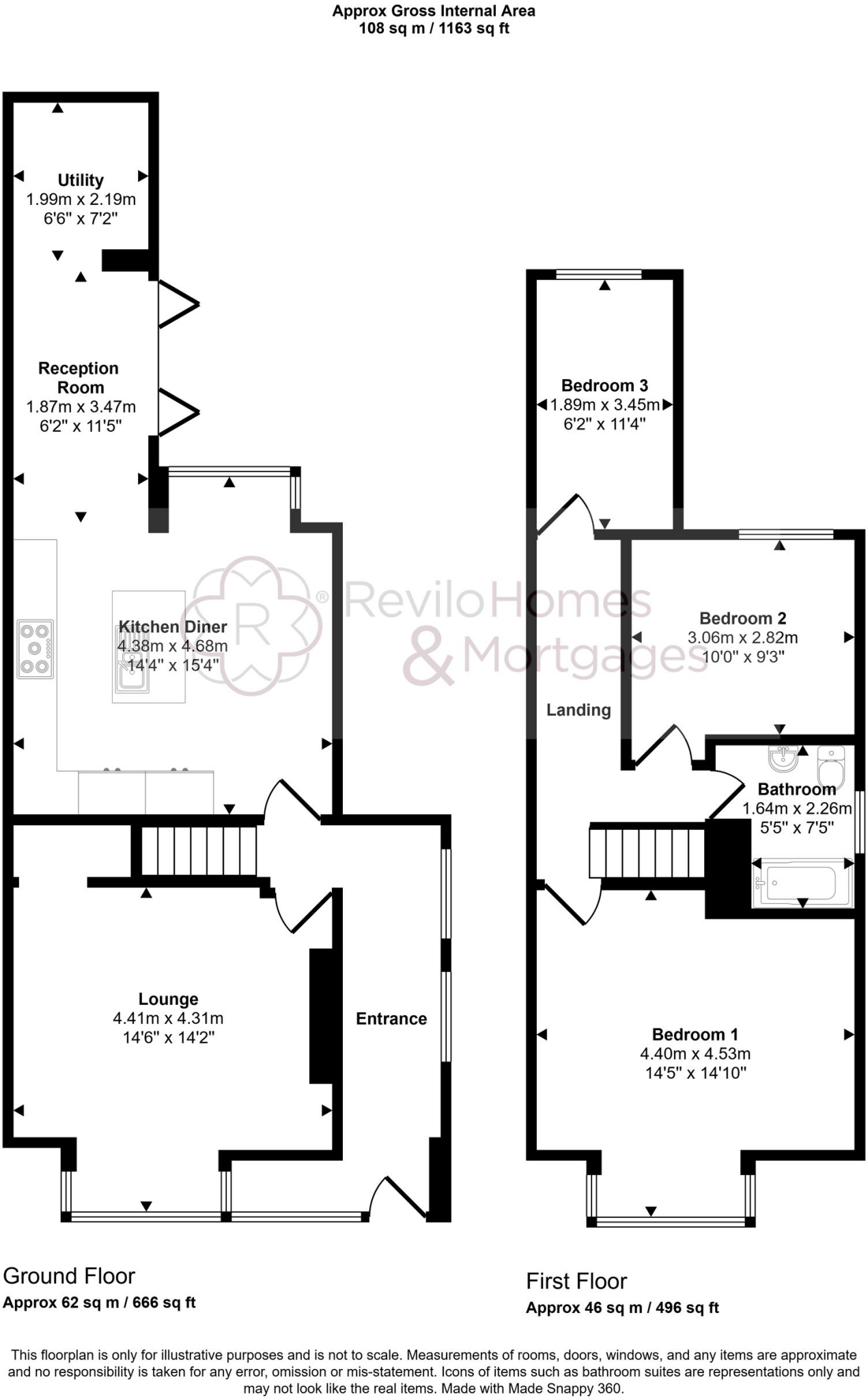Ashfield Lane, Milnrow, OL16 floorplan