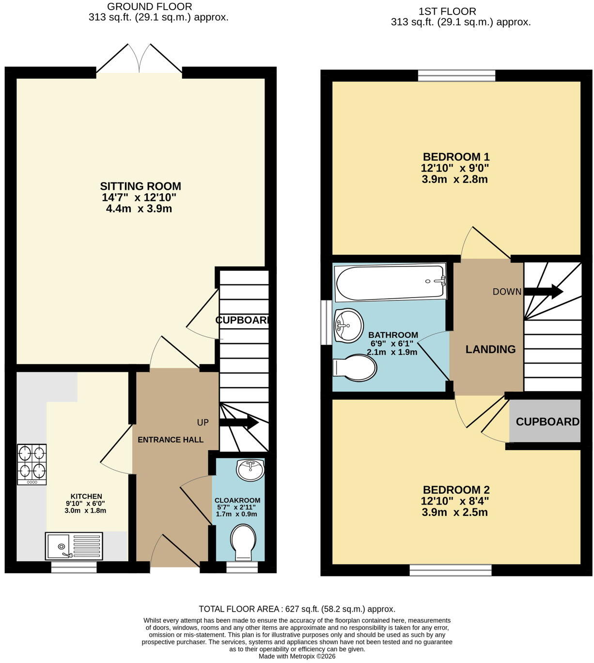 Mendham Lane, Harleston floorplan