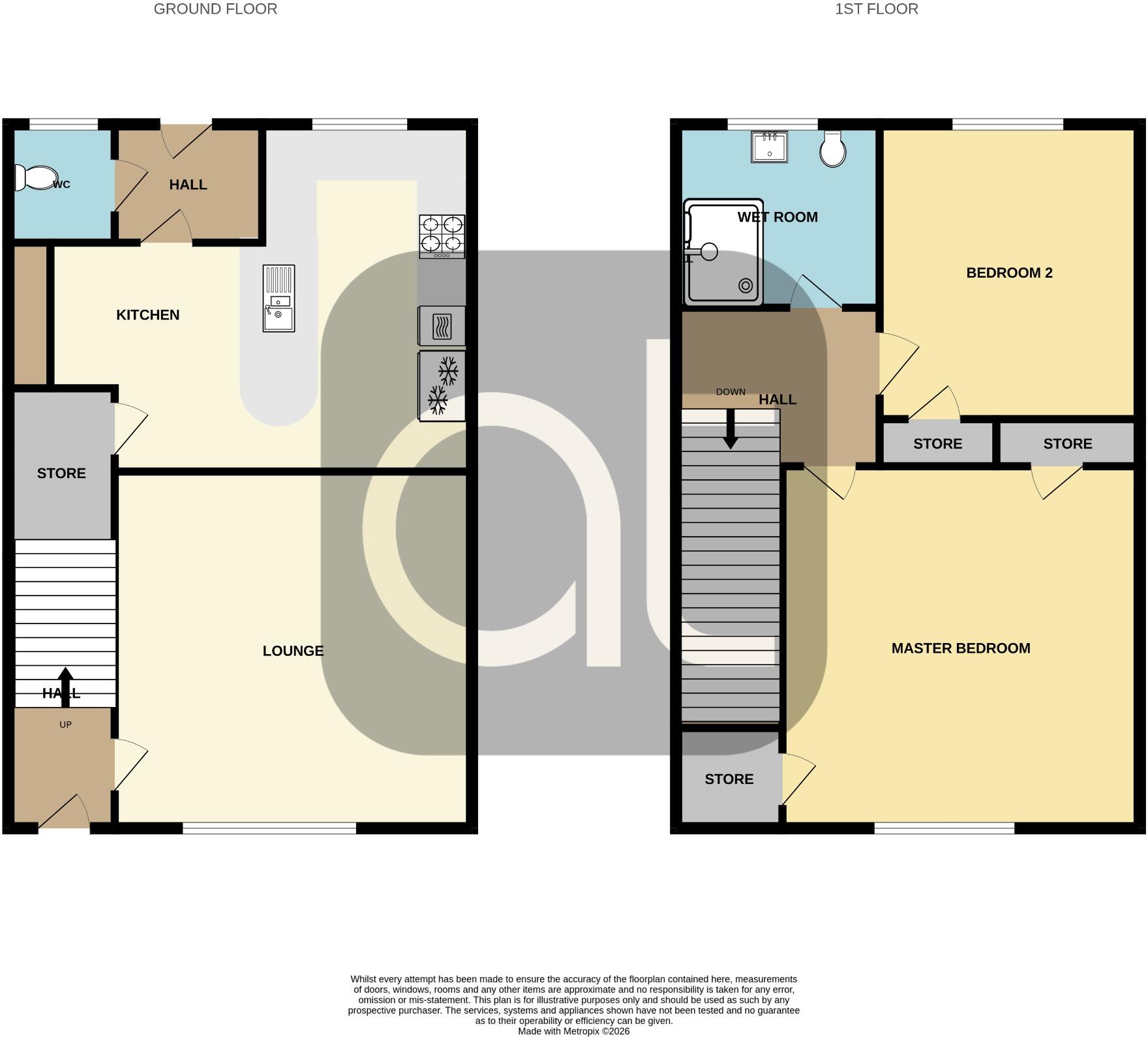 6, Ford Road, Bonnybridge, Falkirk FK4 1LJ floorplan