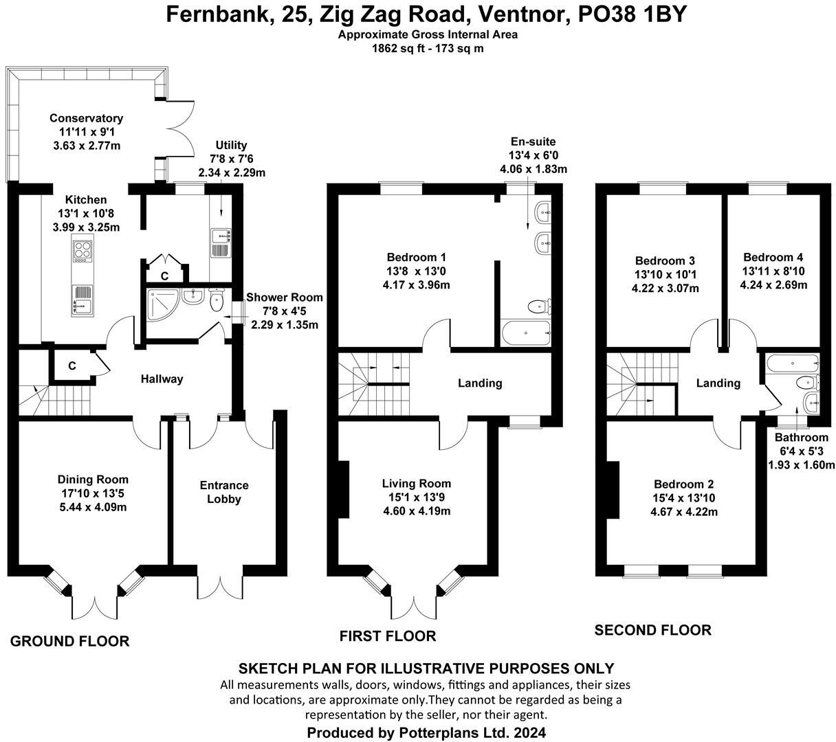 Ventnor, Isle of Wight floorplan