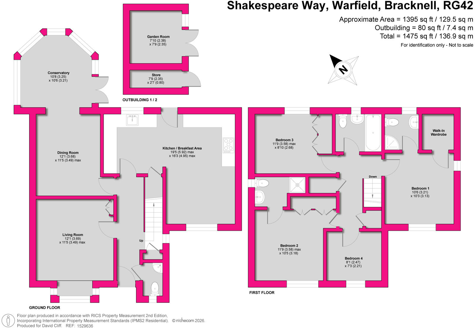 Shakespeare Way, Warfield, Bracknell, Berkshire, RG42 floorplan