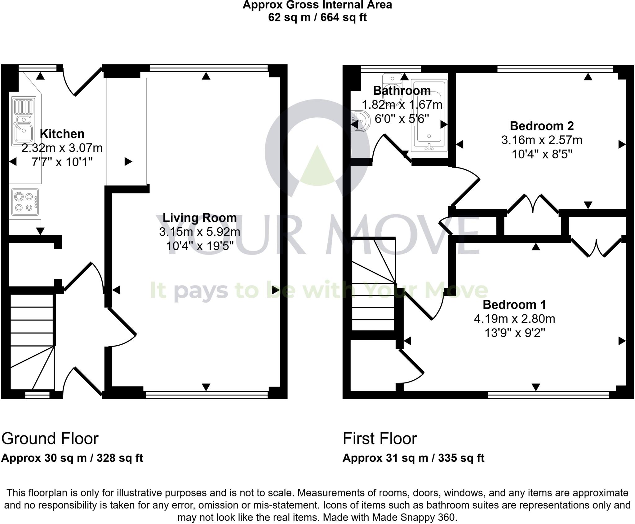 Rosevale Crescent, Hamilton, South Lanarkshire, ML3 floorplan