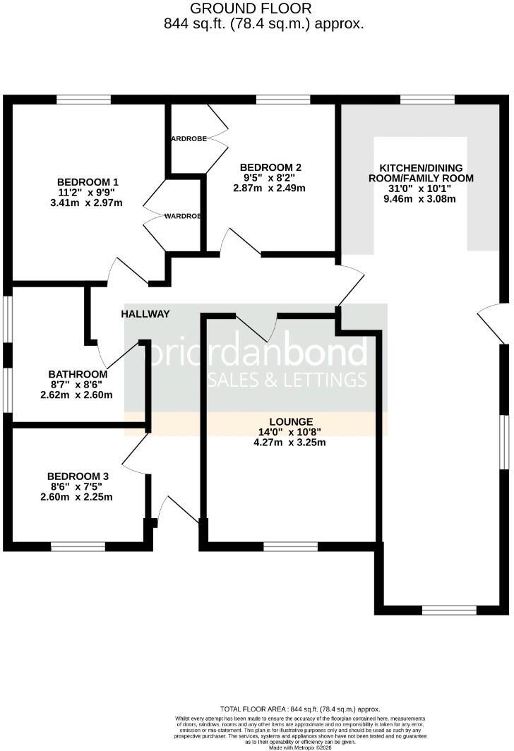 Whitefriars, Rushden, Northamptonshire NN10 floorplan