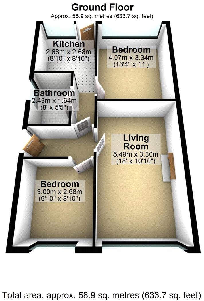 Haddon Way, Shaw, Oldham, Greater Manchester, OL2 floorplan