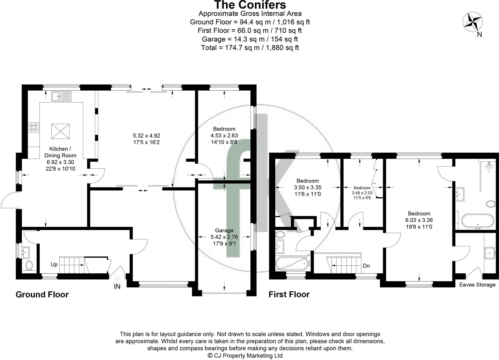 Detached House High Beeches, Gerrards Cross  £3795pcm floorplan