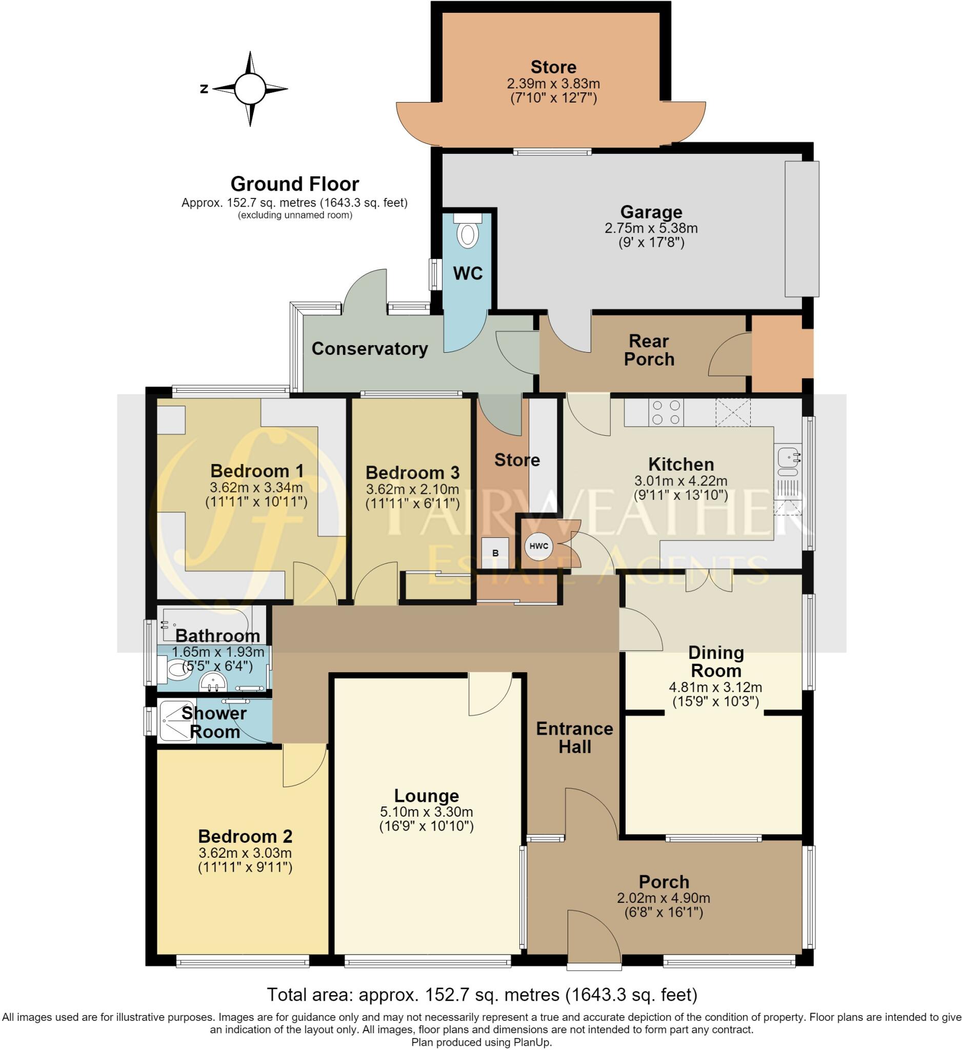 Churchill Drive, Fishtoft, Boston, Lincolnshire floorplan